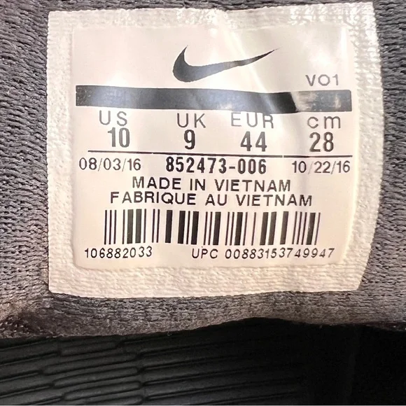 2017 Nike Mamba Instinct 'Anthracite' Kobe | Men’s Size 10.5 - Picture 9 of 11